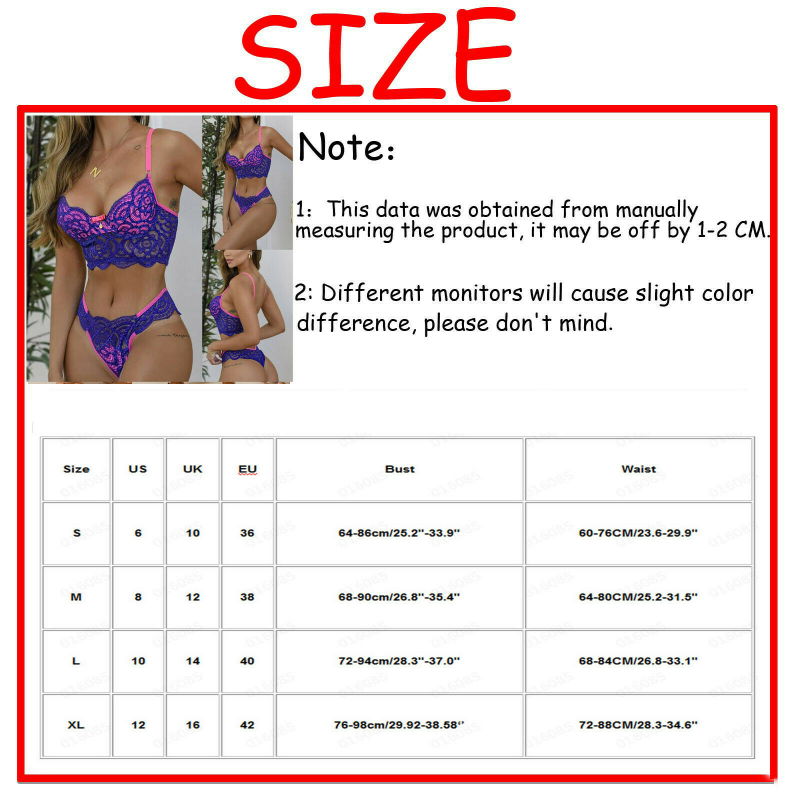Women Ladies Sexy Push Up Bra Set 