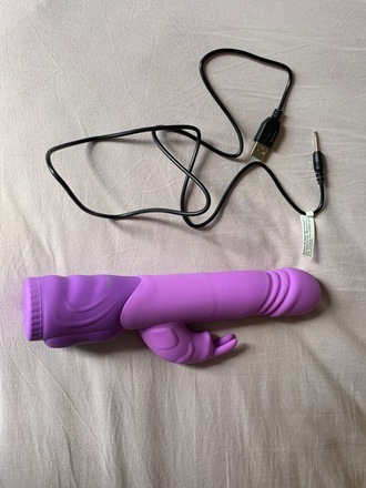  Lovehoney Rabbit Rechargeable Silicone Thrusting Rabbit Vibrator