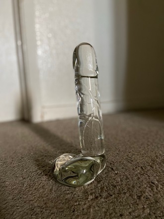  Spartacus 8 Inch Glass Dildo