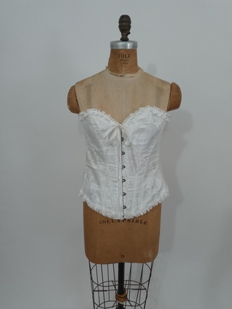 White Bridal Corset Size Small