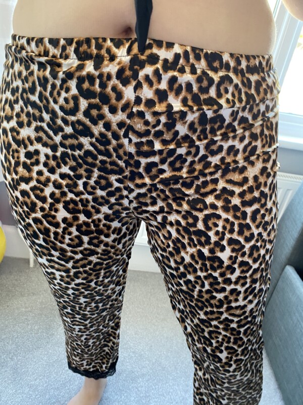 CHEETAH PRINT LACE PJ SET WORN FOR 3 NIGHTS