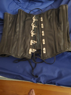  Leather corset