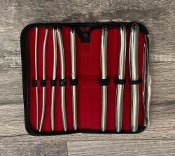  Urethral Hegar Sounds Surgical Gyne Urethra Instruments 8 Pcs Set